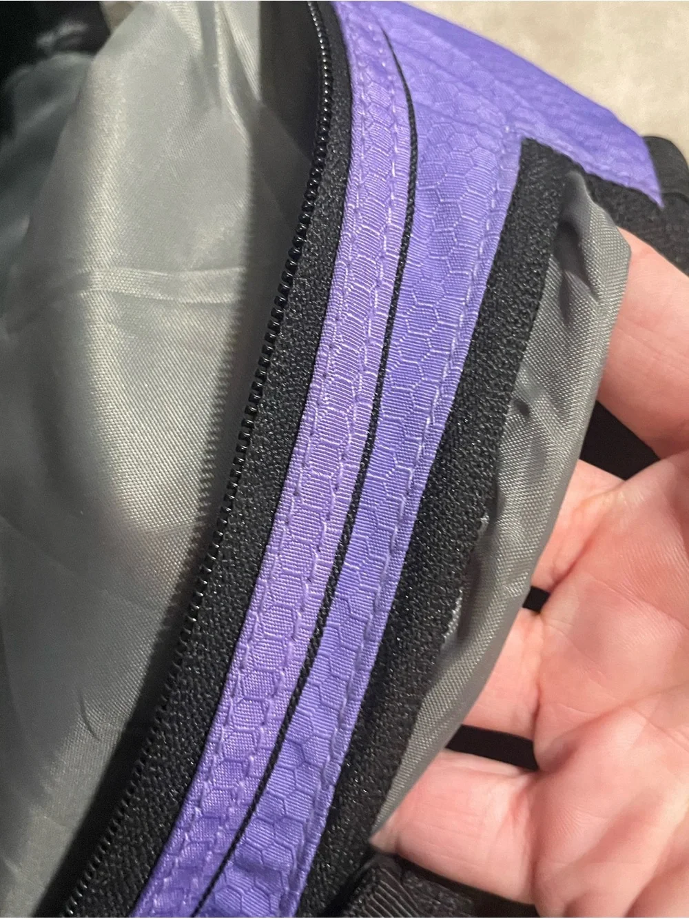 High Sierra Purple and Black Backpack - Durable Unisex Packpack w many pockets